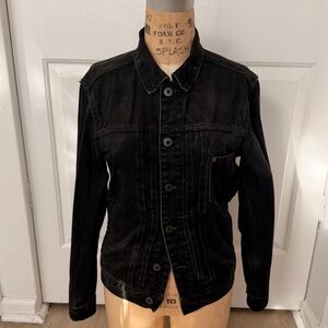 Men's Black Denim All saints jacket